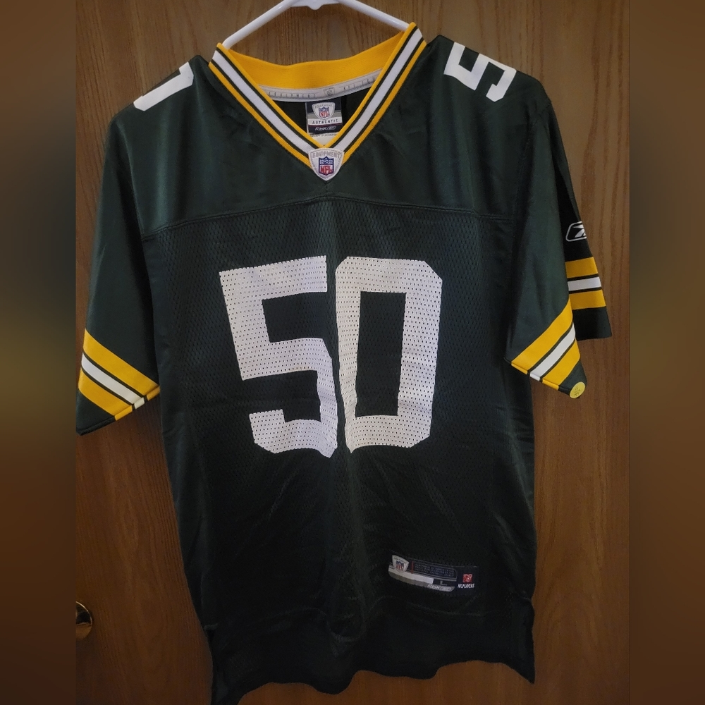 Youth Large (14-16) Green Bay Packers AJ Hawk Jersey
